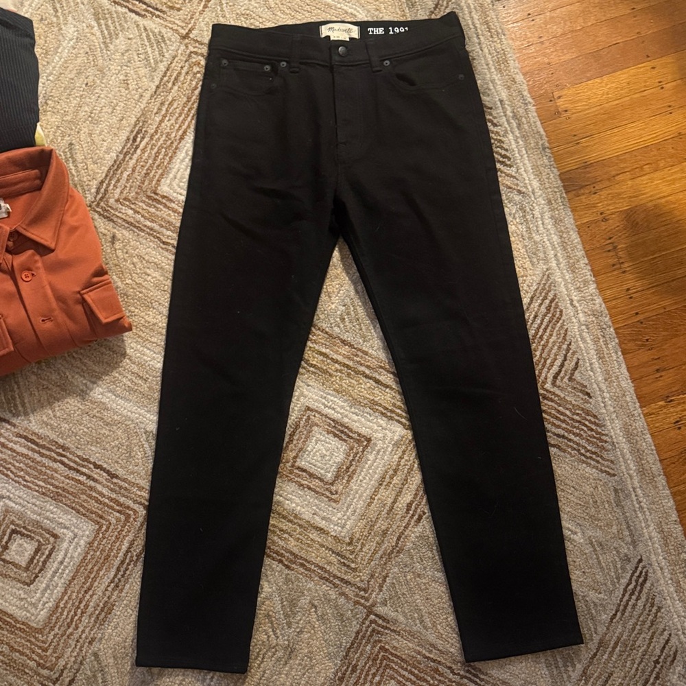 Madewell 1991 Straight Black Jeans